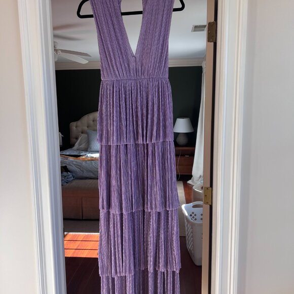 Sabina Musayev Skylar Gown in Light Purple, Size Small - Picture 5 of 6